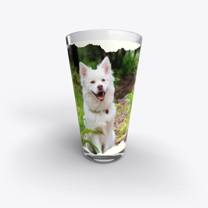 Glass-Printed Duo Dogs